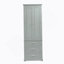 Grande armoire de rangement avec trois tiroirs pour salle de bain / bureau, gris-1295141941