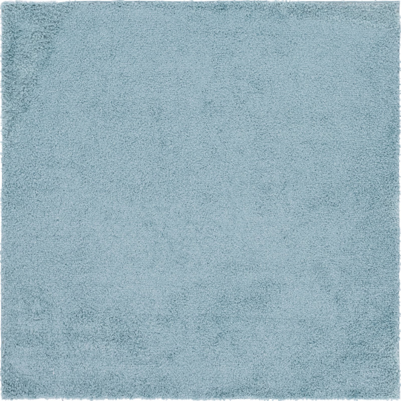 Tapis turquoise Wentworth, Carré 7 pi 10 po