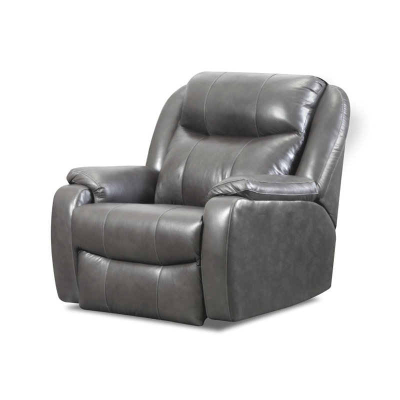 Fauteuil inclinable mural double Hecules, Similicuir gris