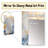 Blue And Gold Minimalism Pansy Radiance Bouquet II - Pansies Unique Wall Mirror Decor, Traditional Large Mirror, Printed Metal Art-1496580519