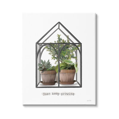 «Just Keep Growing Greenhouse Plants», art mural par House Fenway