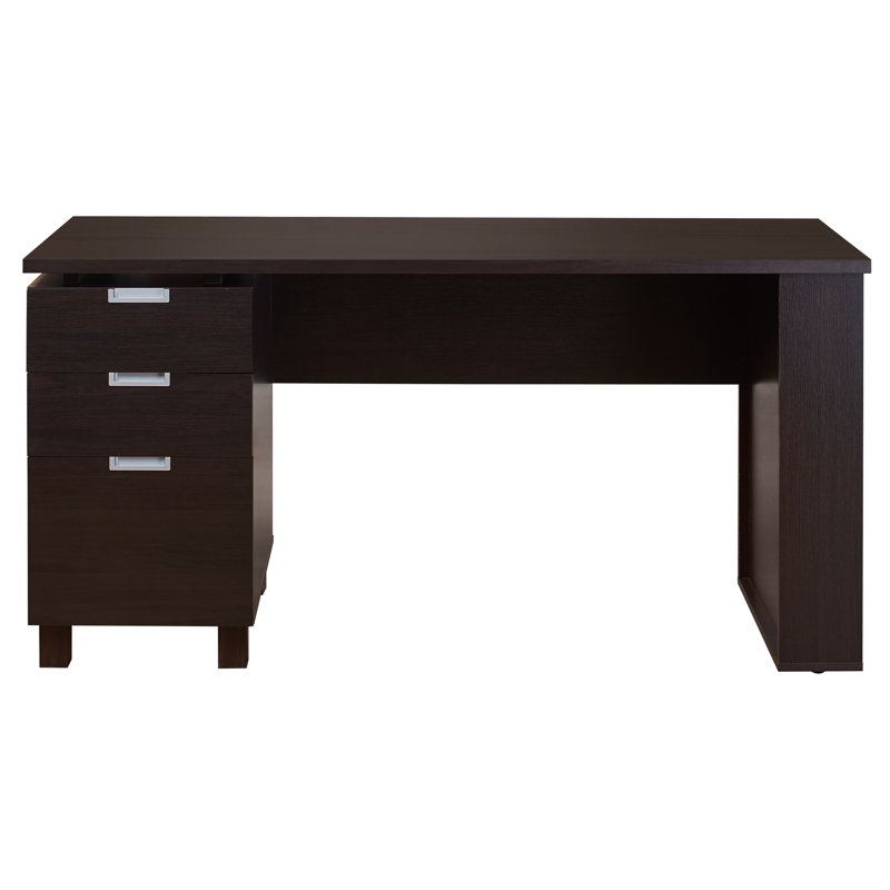 Bureau d'ordinateur à 3 tiroirs 59,05 po de largeur