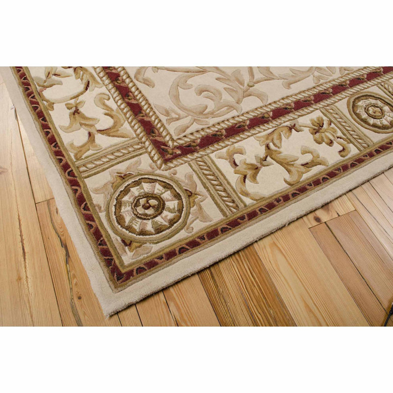 Villiam Wool Oriental Indoor Rug, Rectangle 5'3" x 8'3"