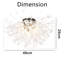 Plafonnier en cristal 6 lumières-1964725418