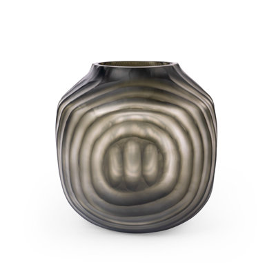 Circle Handmade Handblown Glass Table Vase