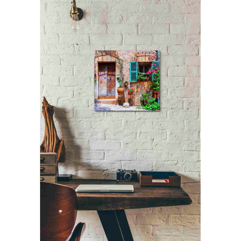 «Vecino II», art mural sur toile, H 12 po x l 12 po x P 0,75 po