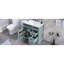 Meuble-lavabo 36 po gris en céramique, 4 tiroirs, charnière de porte silencieuse et 4 éviers-1355452542