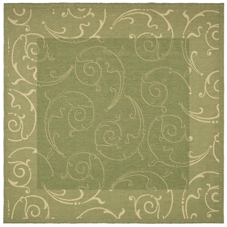 Davonia Performance Oriental Indoor/Outdoor Area Rug