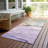Machine Washable Indoor/Outdoor Xhevrie Lavender Rug-1987206863