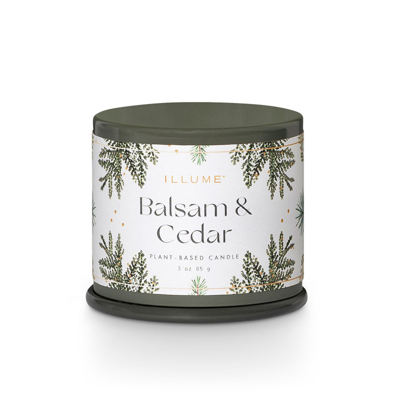 Winter Green Soy Scented Candle in Tin