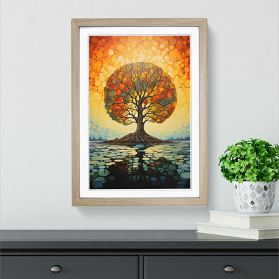 Oak Tree Modern 1 Piece Single Picture Frame Wall Art
