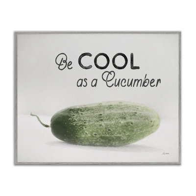 «Cool As A Conucumber», art giclée par Lori Deiter