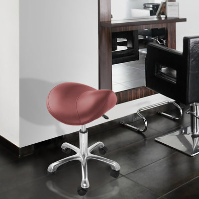  Height Adjustable Ergonomic Saddle Stool