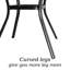 Ensemble repas de patio avec chaises à structure en aluminium-437520061-437520062