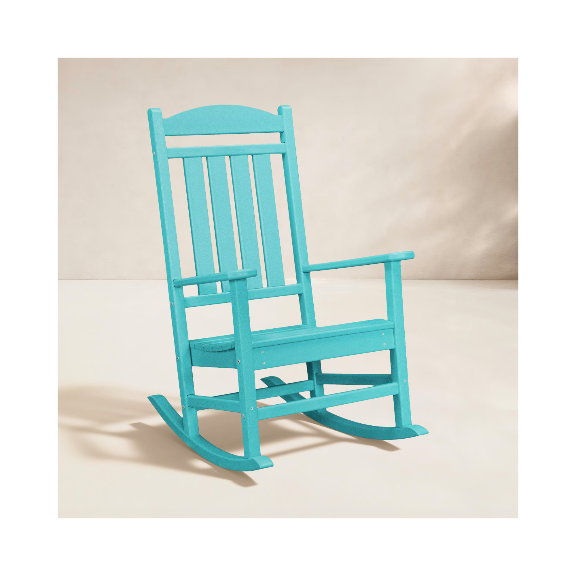 POLYWOOD Rocker Rocking Chair, Aruba