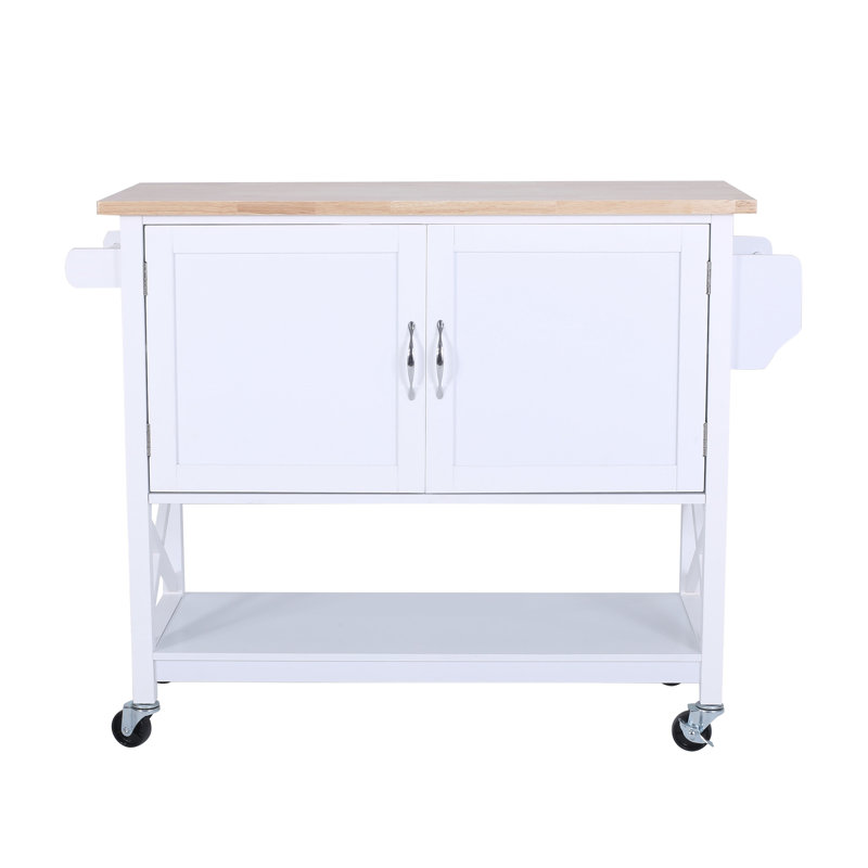 Chariot de cuisine Jaymee, Blanc