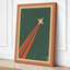 Rocket to the Stars Retro - Wrapped Canvas-1233511993-1233512001