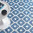 Elizabeth Navy Machine Printed Washable Rug-99319729