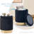 Round Velvet Ottoman with Storage-2117367223