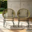 Ensemble de chaises de patio en osier-129028106