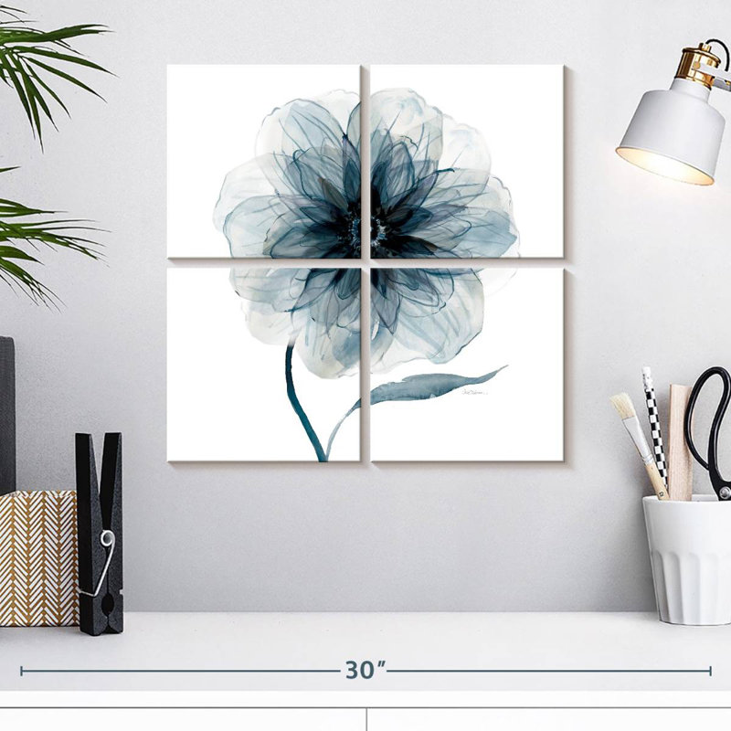 Harnek Floral Indigo Bloom III