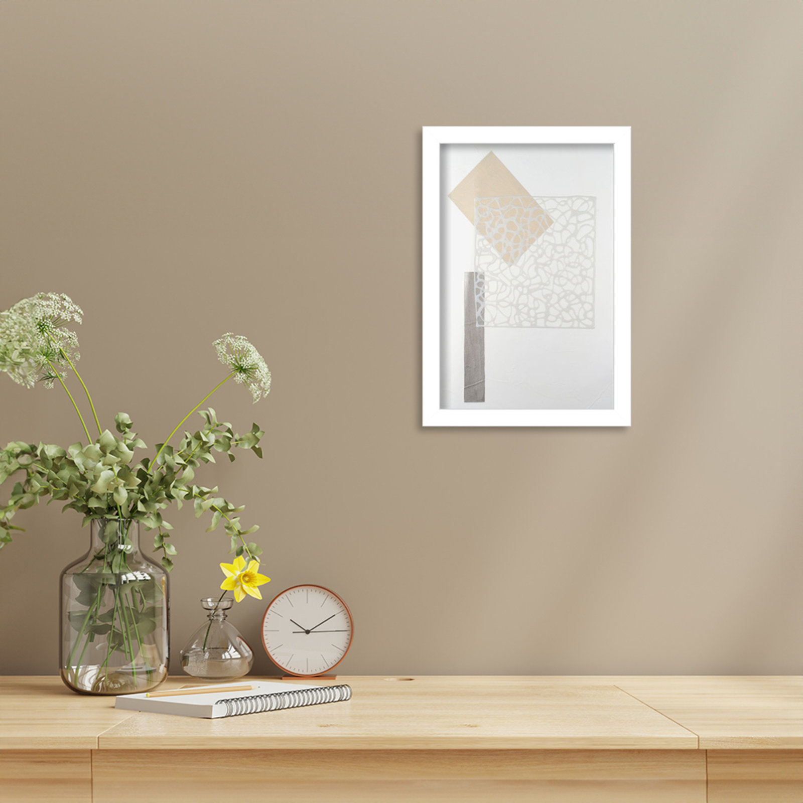 Nooks and Crannies No. 3 Print, 13" H x 9" W, White