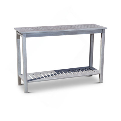 Console Eucalyptus, gris argenté