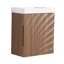 Meuble-lavabo mural 18,5 po avec lavabo en résine Madsen-122359560