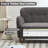 59'' W Modern Upholstery Teddy Sofa Loveseat-8166887