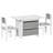 Reyer Kids Rectangular Play Table and Chair Set