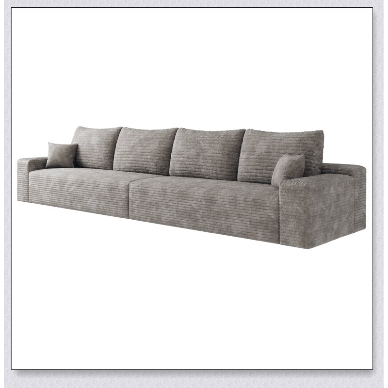Canapé modulaire confortable pour le salon et la chambre à coucher, aucun assemblage requis, parfait pour la détente et la polyvalence