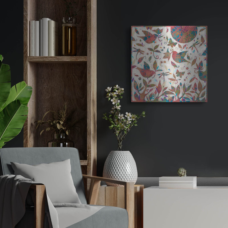  «Above The Tree Tops» par Sue Davis, art mural en métal, 24 po x 24 po, H 24 po x l 24 po