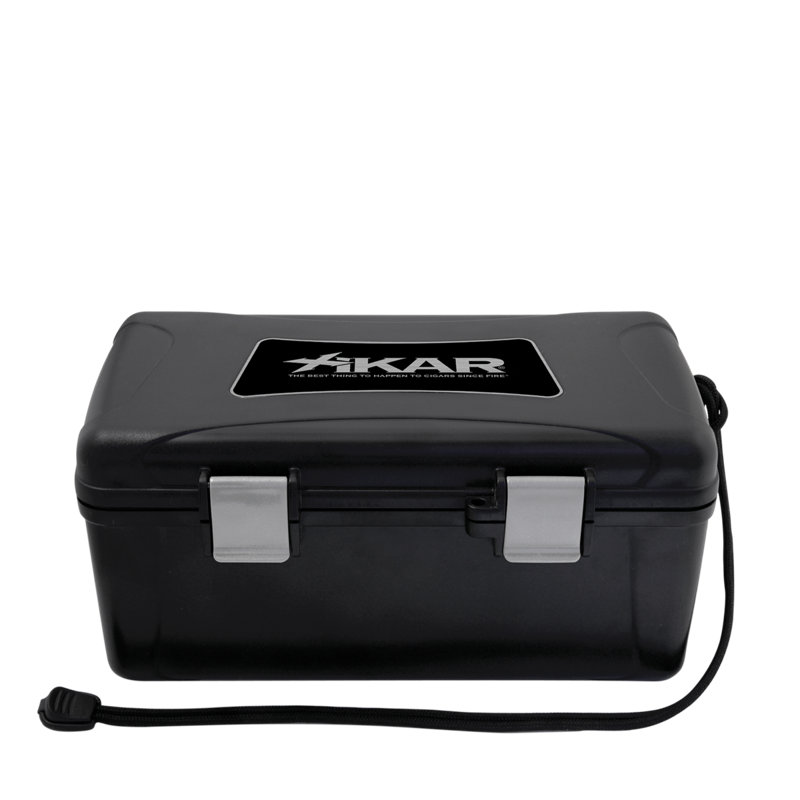 Étui de voyage pour cigares Xiti®, 15 carats, noir