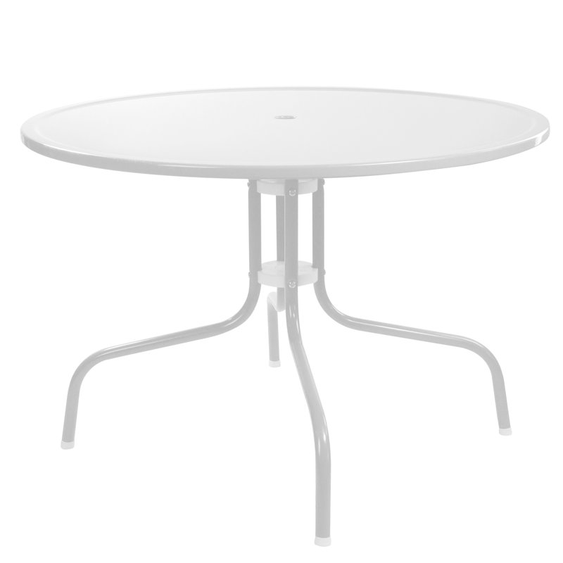 Table de salle à manger 39,25 pouces, Blanc