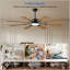 Ventilateur de plafond de 60 pouces avec lumières, télécommande, 8 pales en contreplaqué, moteur à courant continu réversible à 6 vitesses, 3CCT pour un éclairage polyvalent et une circulation d'air