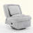 360° Swivel Recliner Chair With Adjustable Backrest and Footrest-1587457783