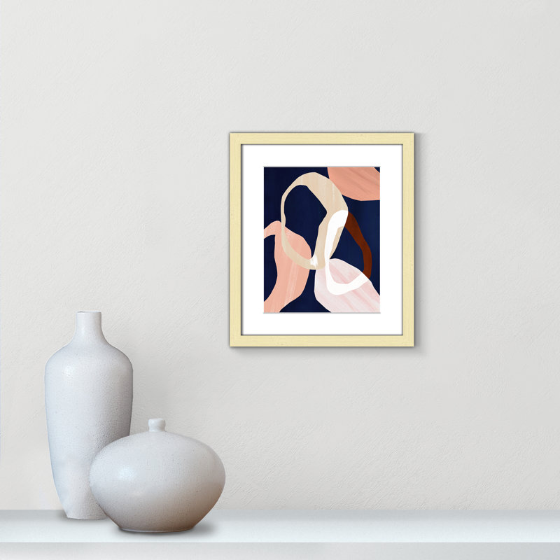 Loop II Print par Violets Print House, Imprimé mat, Or mat, L 13 po x H 15 po