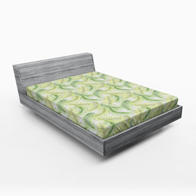 Microfiber Floral Fitted Sheet