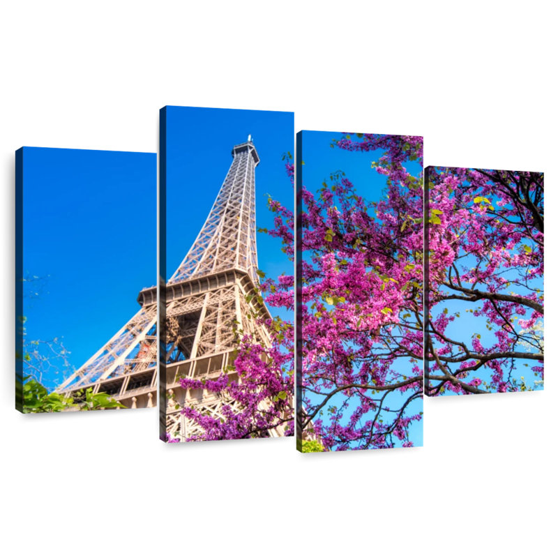 Fleurs de la Tour Eiffel, H 22 po x l 36 po