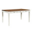 Ensemble de table de salle à manger en bois de style Mid-Century 6 pièces, ensemble de table de cuisine avec tiroir, chaises rembourrées et banc de table TopMAX, blanc (ancien sku: SP000006AAA)-1648616204-1648616205