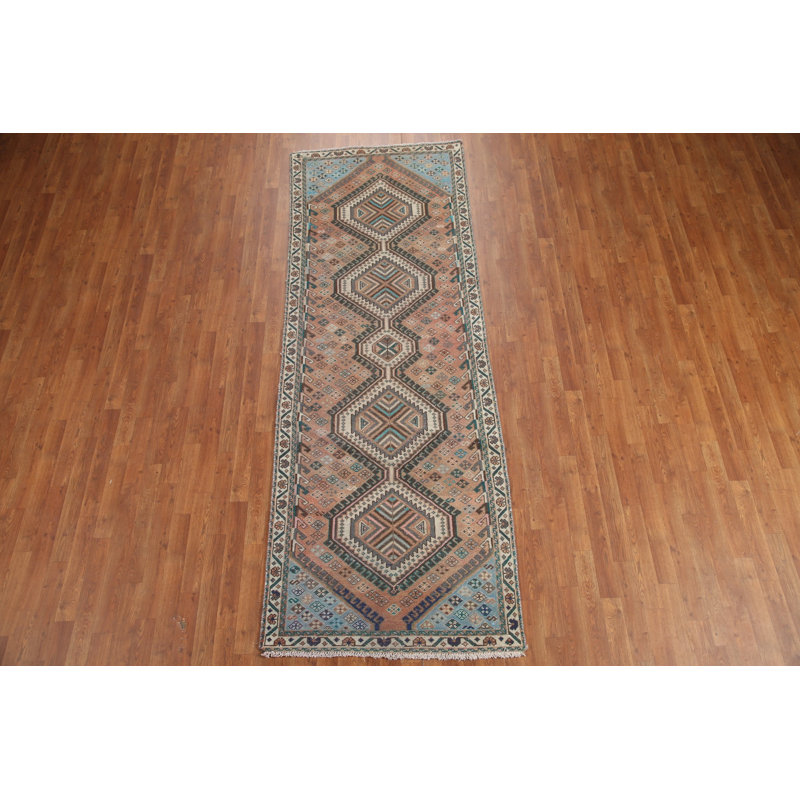 Tapis de couloir géométrique 4 x 10
