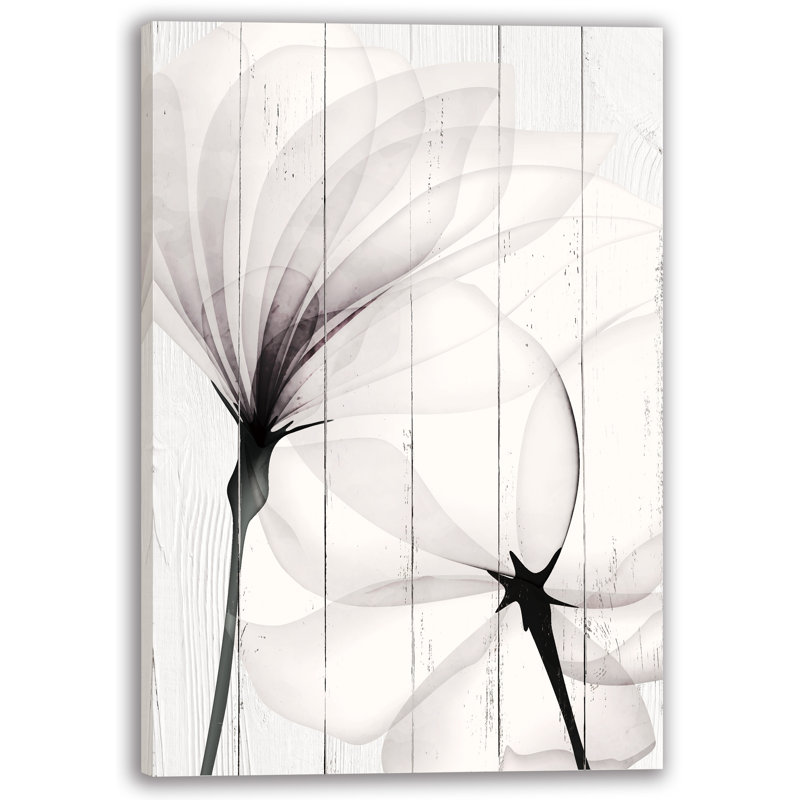"Layered Petals", art mural sur toile, H 36 po x l 48 po