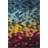 Blue-Red Themed Multi-Colored Crystal Geometric Shape Patterned Creative Modern Decorative Rug-164466943
