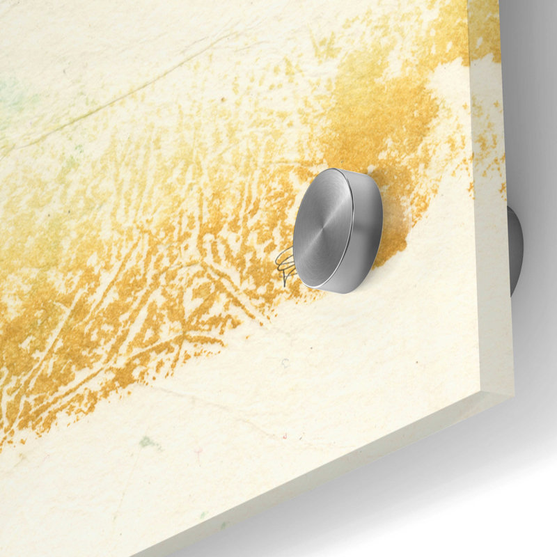 «Textured Gold I» par Chris Paschke, H 36 po x l 36 po x P 0,2 po