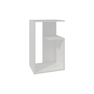 Side Table 25" H, 1 Shelf