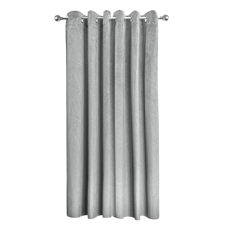 Wibeke Blackout Door Curtain, Grey, 168cm Width x 213cm Drop