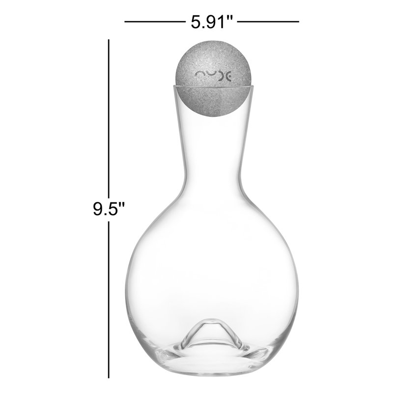 Vintage Crystal Lead Free Crystal Wine Decanter