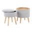 Repose-pieds avec rangement Tray-188742149
