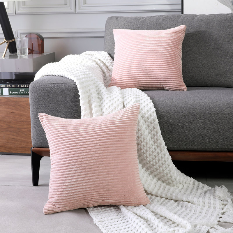 Avah Scatter Cushion Cover, 51cm H x 51cm W x 1cm D, Pink