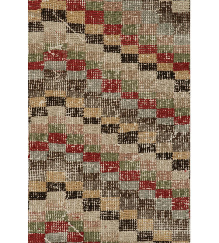 One-of-a-Kind 3’9” X 6’4” Hand Knotted Area Rug